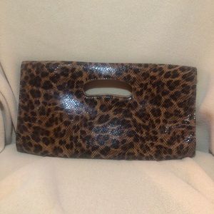 Cheetah Print Clutch by Hobo